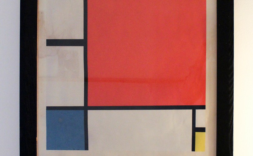 Mondrian Composition Rouge Bleu Jaune