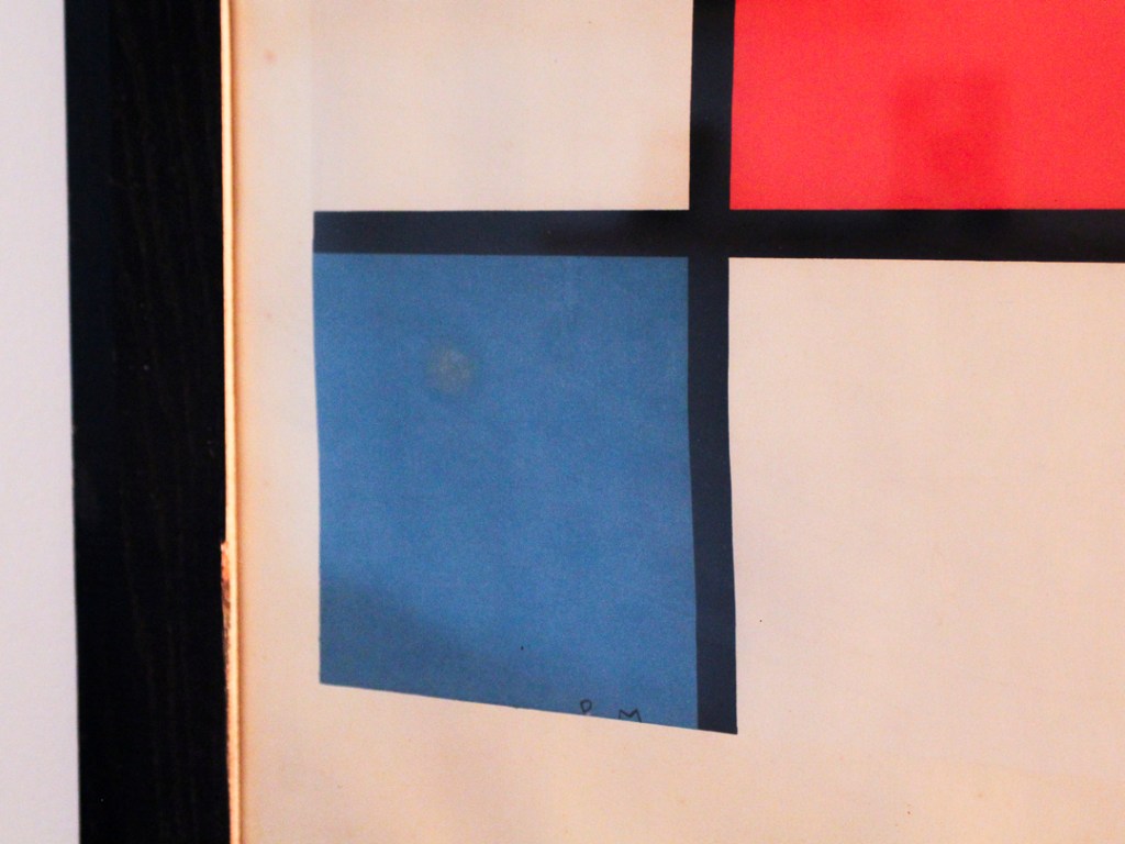 Composition with Red, Yellow and Blue - Mondrian (détails)
